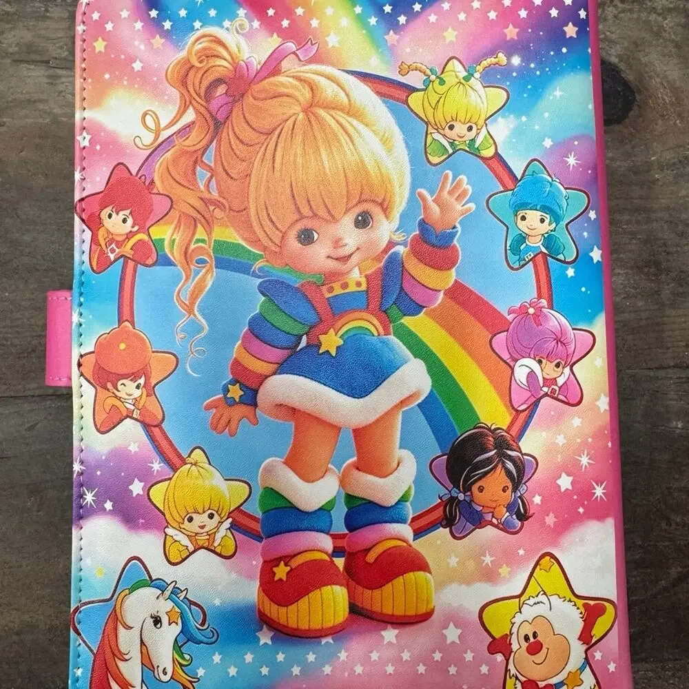Rainbow Brite A5 6 ring binder with matching paper